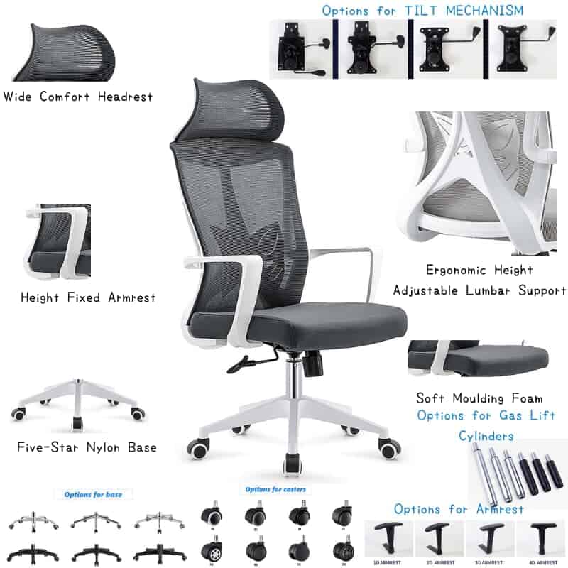 Different Types of Office Chairs and their Ergonomics Explained